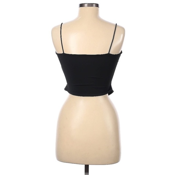 Shein Black Crop Top l SIZE M - Picture 2 of 4
